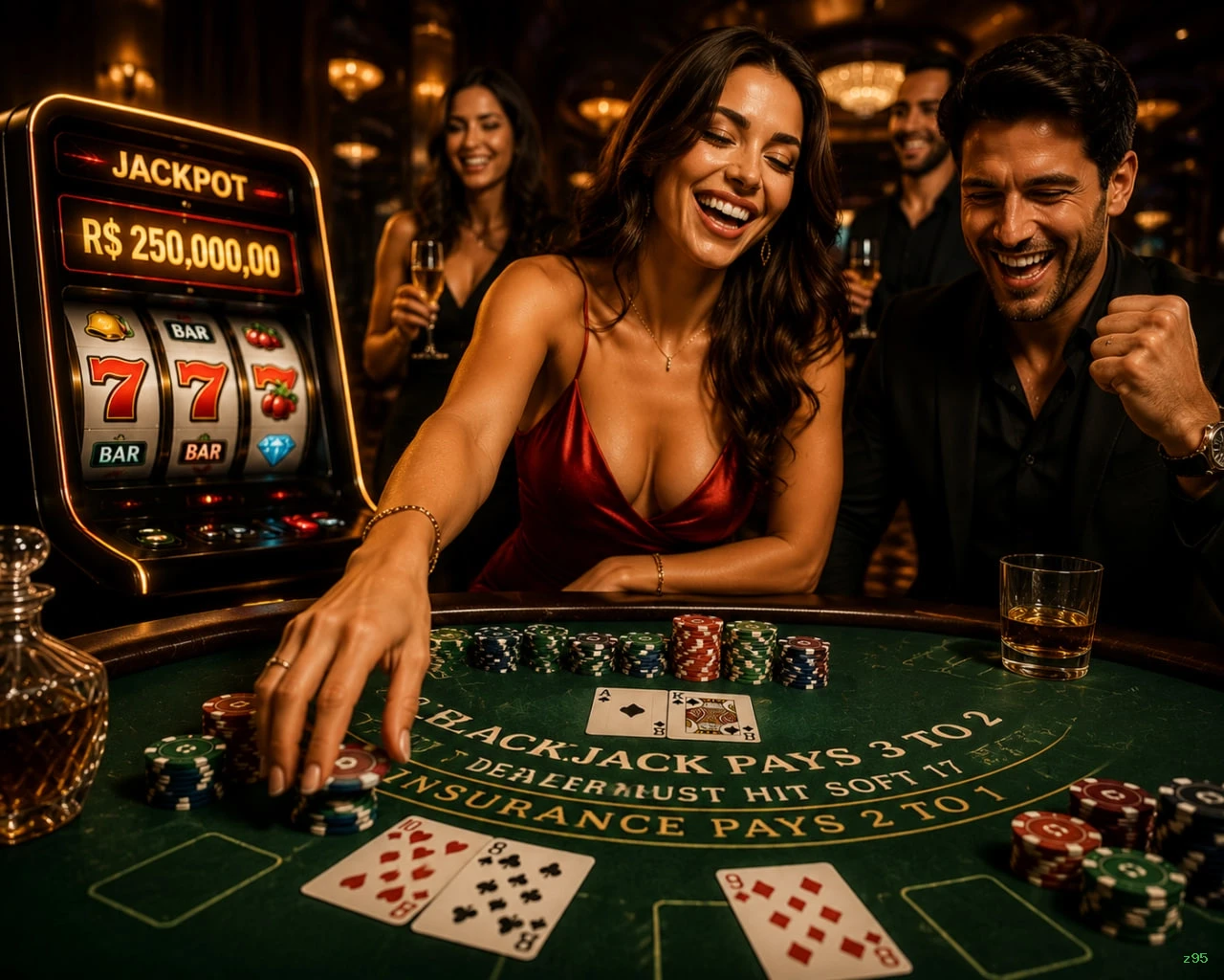 Bacará VIP com squeeze feature